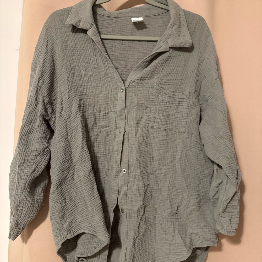 Kona Sol Men's Light Gray Shirt Jacket